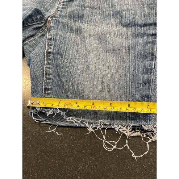 LOFT Outlet curvy skinny jean Short cut-off's 2P - Picture 8 of 9